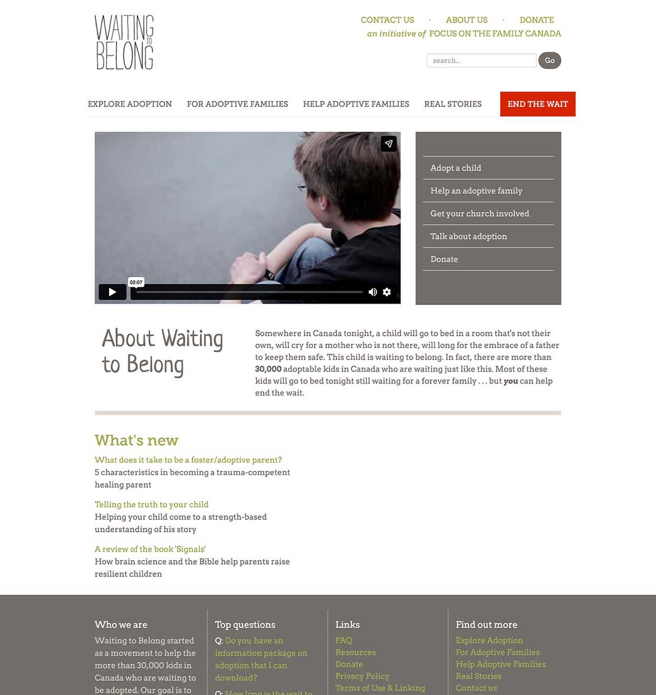 Old Waiting to Belong